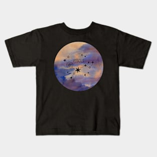 Pisces Zodiac Kids T-Shirt